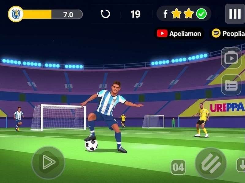 Uppal United Soccer Stars Game Screenshot